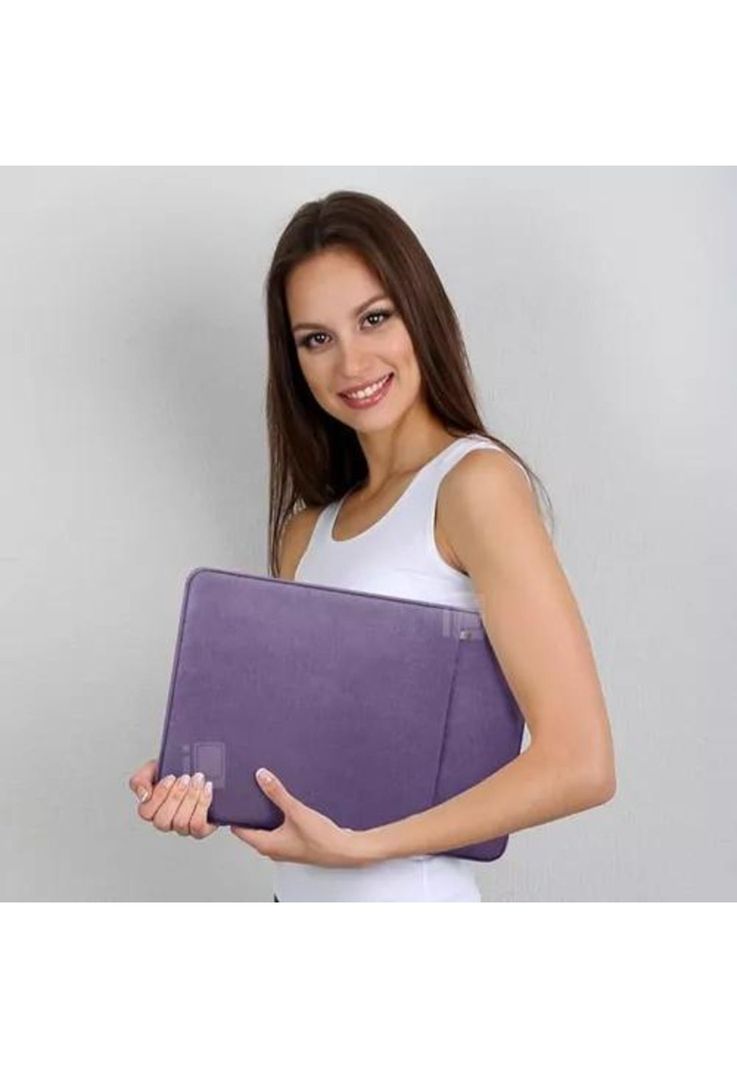 Bolso para tablet de 11 pulgadas, microfibra impermeable color morado-6