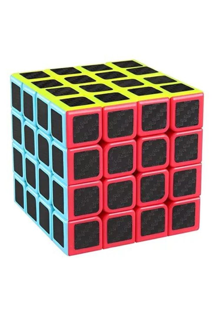 Cubo Rubik Warrior W carbono Qiyi 3x3 fibra carbono multicolor-2