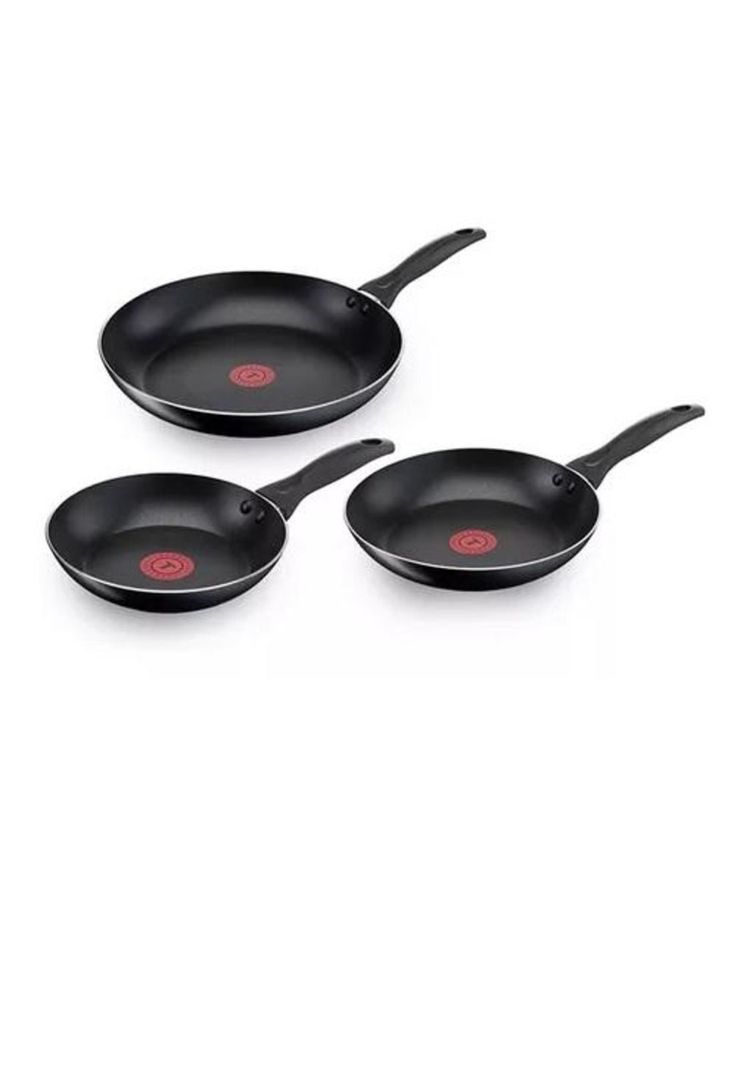 Set Sartenes 20/24/26cm Tefal Easy Cook Color Negro-0