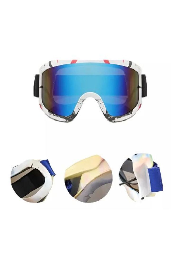 Antiparra lentes nieve adultos ski y snowboard multicolor-2