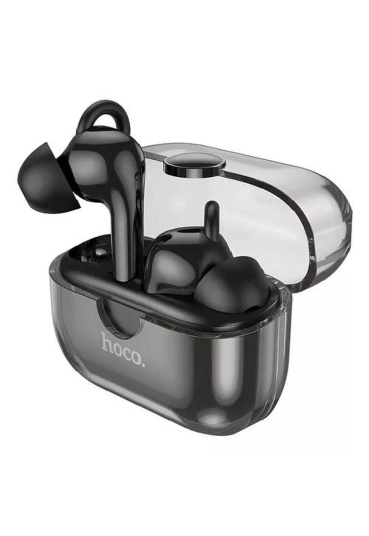 Audífono Hoco EW22 con cancelación de ruido negro-0
