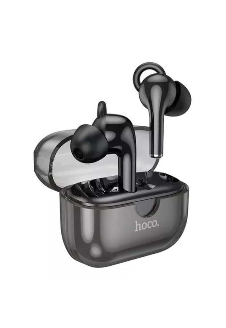 Audífono Hoco EW22 con cancelación de ruido negro-2