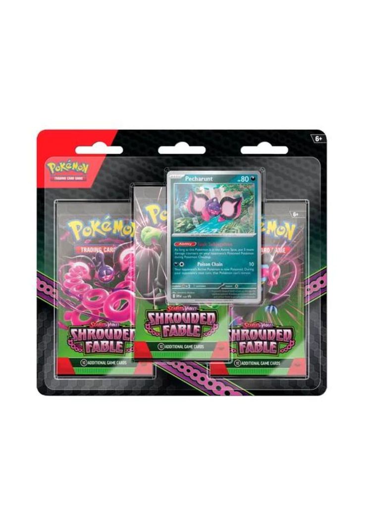 Pokemon blister pack espanol - shrouded fable pecharount neg-0