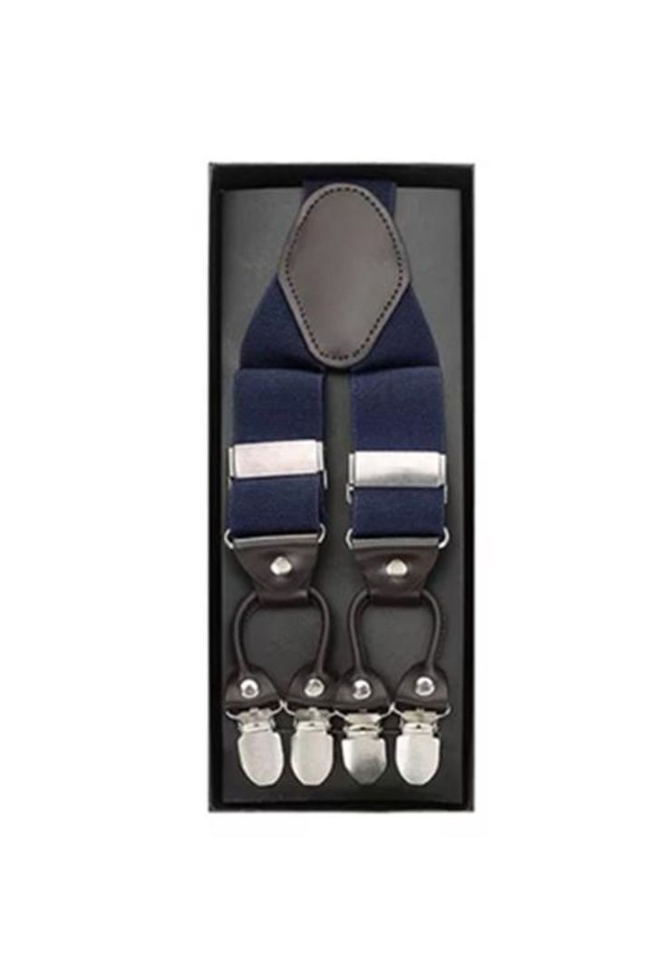 Suspensor humita en caja tirantes hombre ajustable elástico, azul marino-1