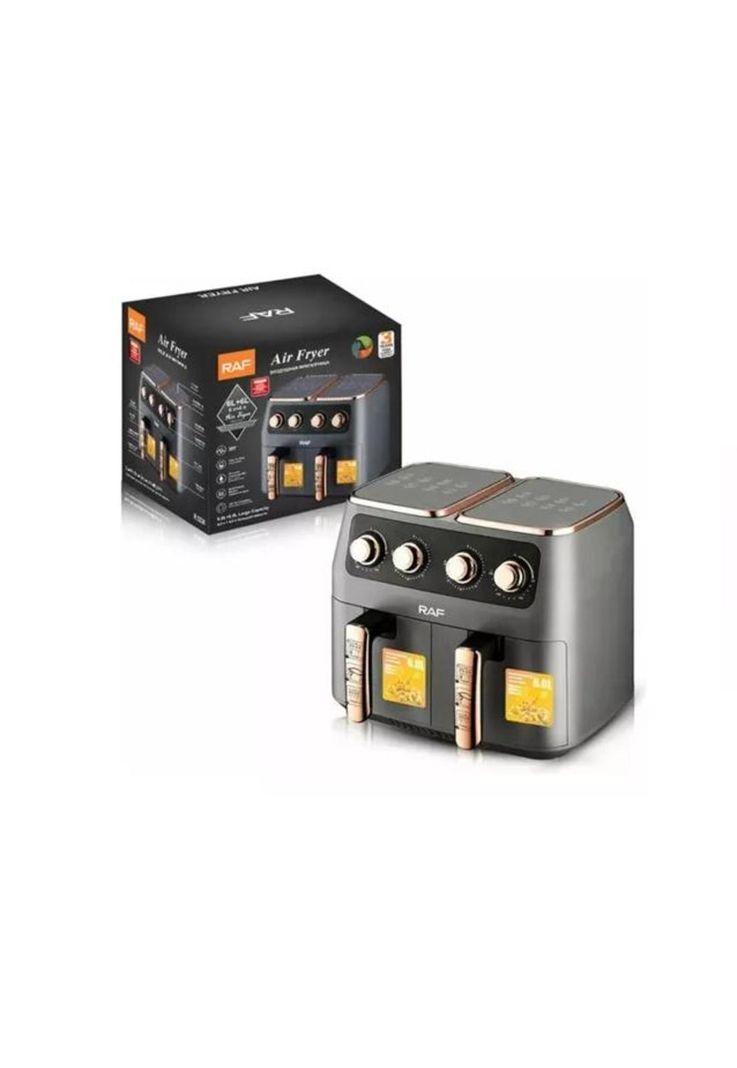 Freidora doble recipiente sin aceite digital, 12L-1