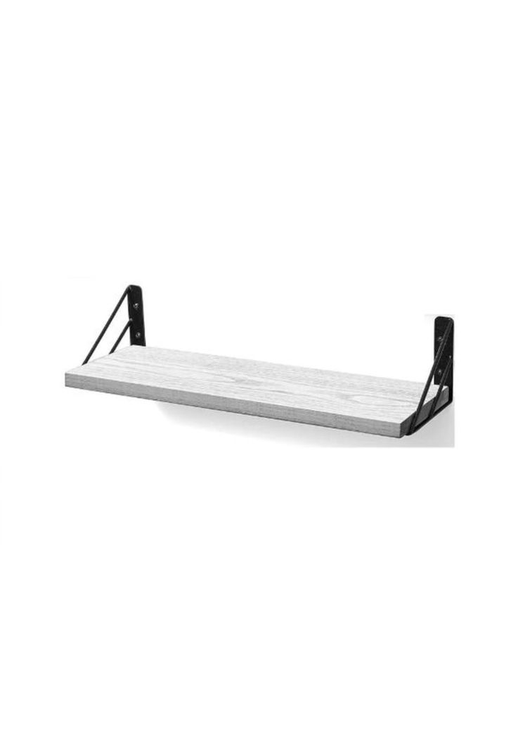 Repisas Flotantes de Madera Multipropósito Kit 4 Blanco-0