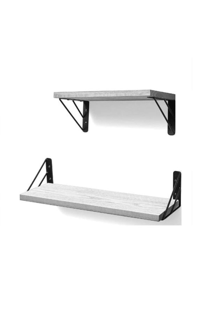 Repisas Flotantes de Madera Multipropósito Kit 4 Blanco-1
