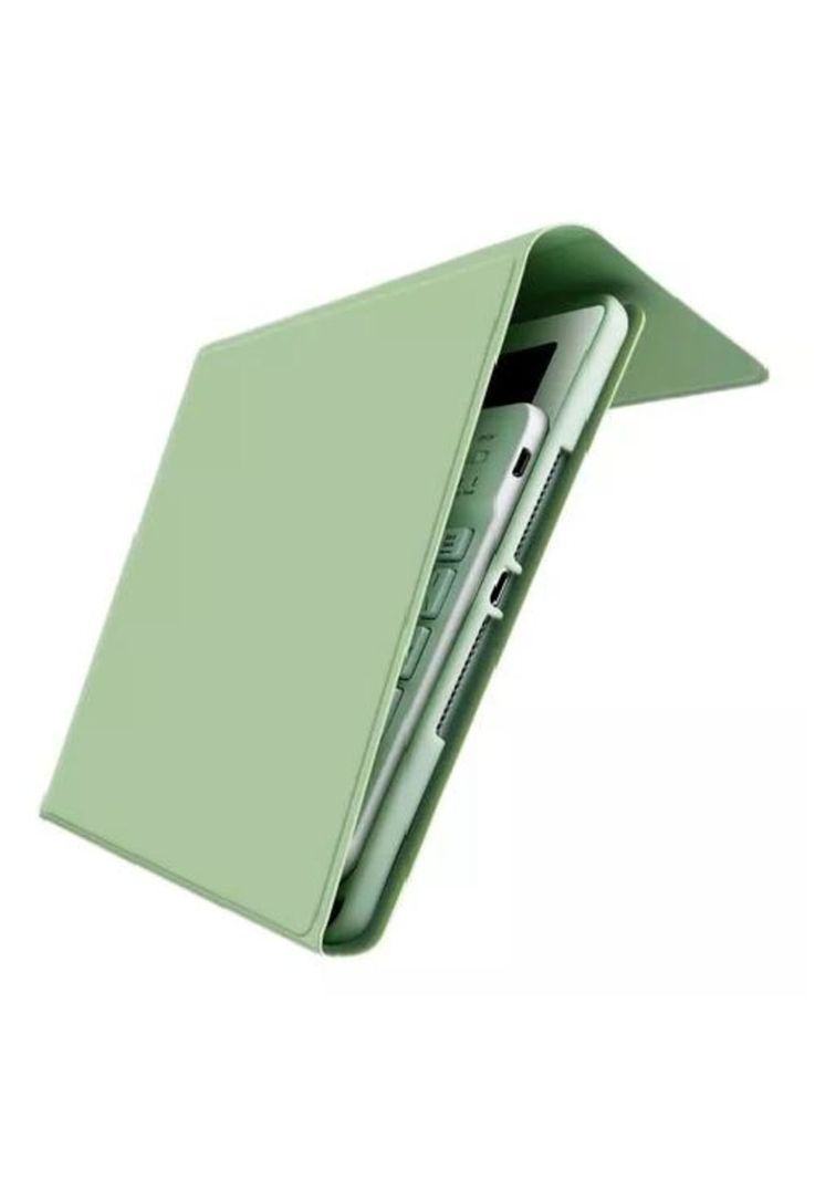 Carcasa con teclado para iPad Air (10.9") 4/5 Gen, ranura para lápiz, color rosado-1