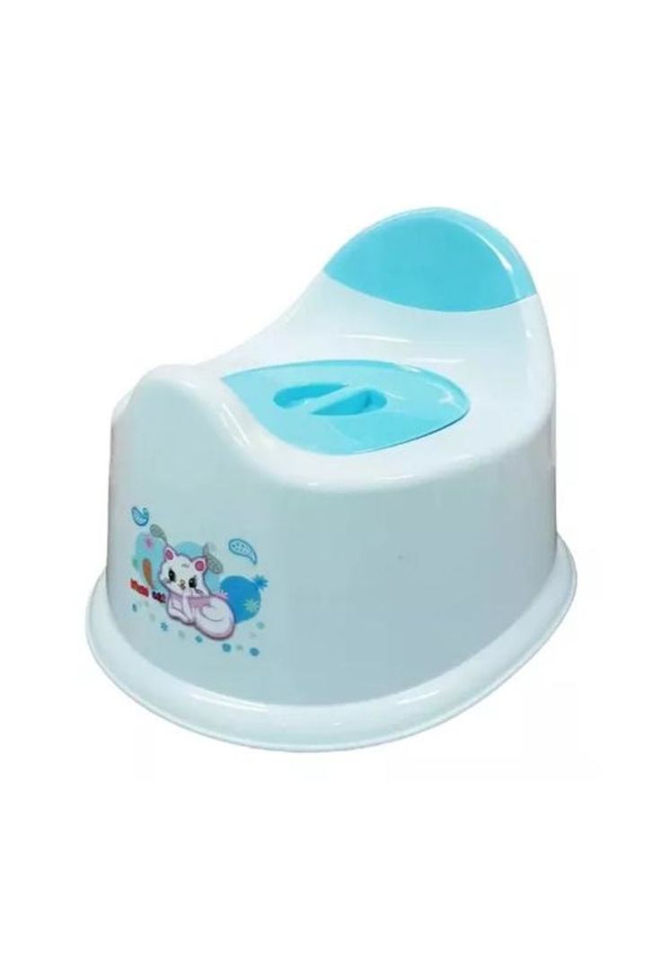 Inodoro infantil multifuncional desmontable, color verde-1