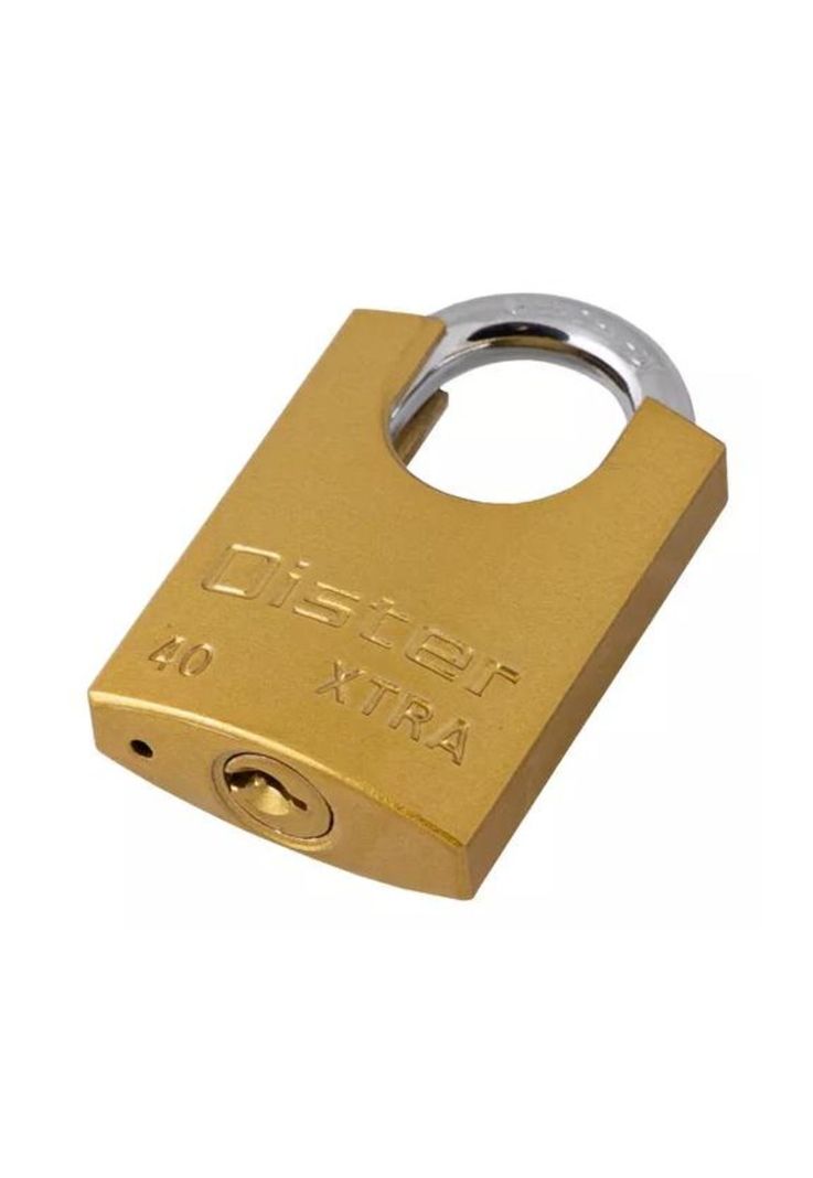 Candado oister xtra con hombro 40mm color amarillo-2