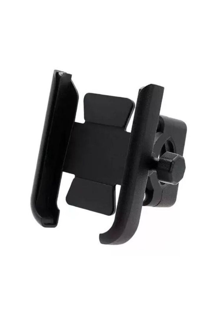 Soporte de manillar para bicicleta y moto, anti vibración ajustable, color negro-0