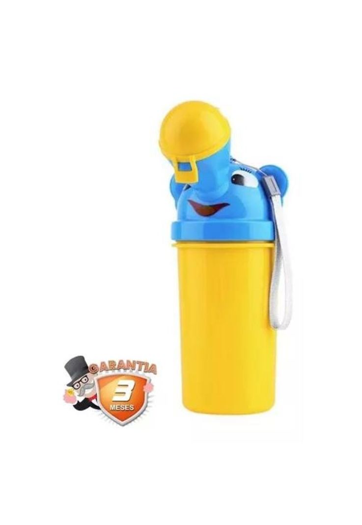 Urinario Infantil Portátil - Niños, Viajes, Tipo Botella, Color Amarillo-3