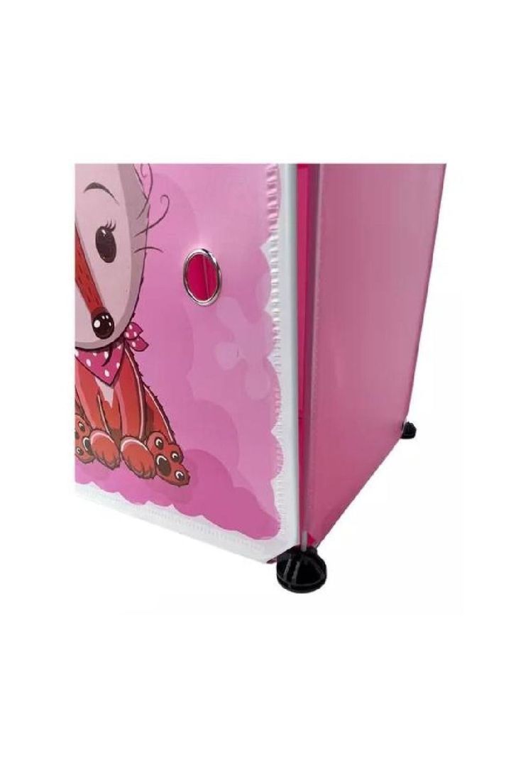 Organizador infantil modular para closet rosado-5