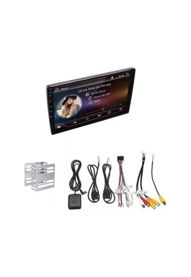 Radio Android 8.1 con GPS y Mirror Link 9" 2 Din, color negro-4