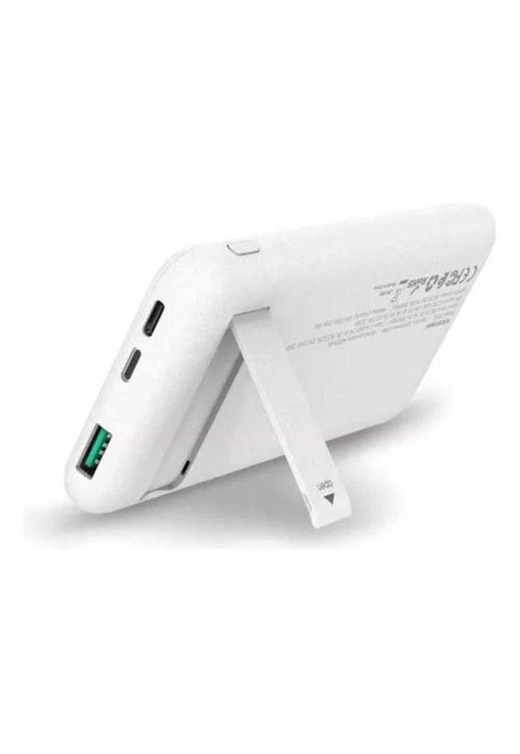 Power bank Vidvie PB765 magnético 22.5W, portátil, USB, color blanco-2