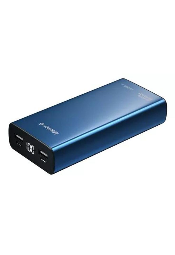 Batería externa power bank Master-G 20,000 mAh, power delivery, azul-0
