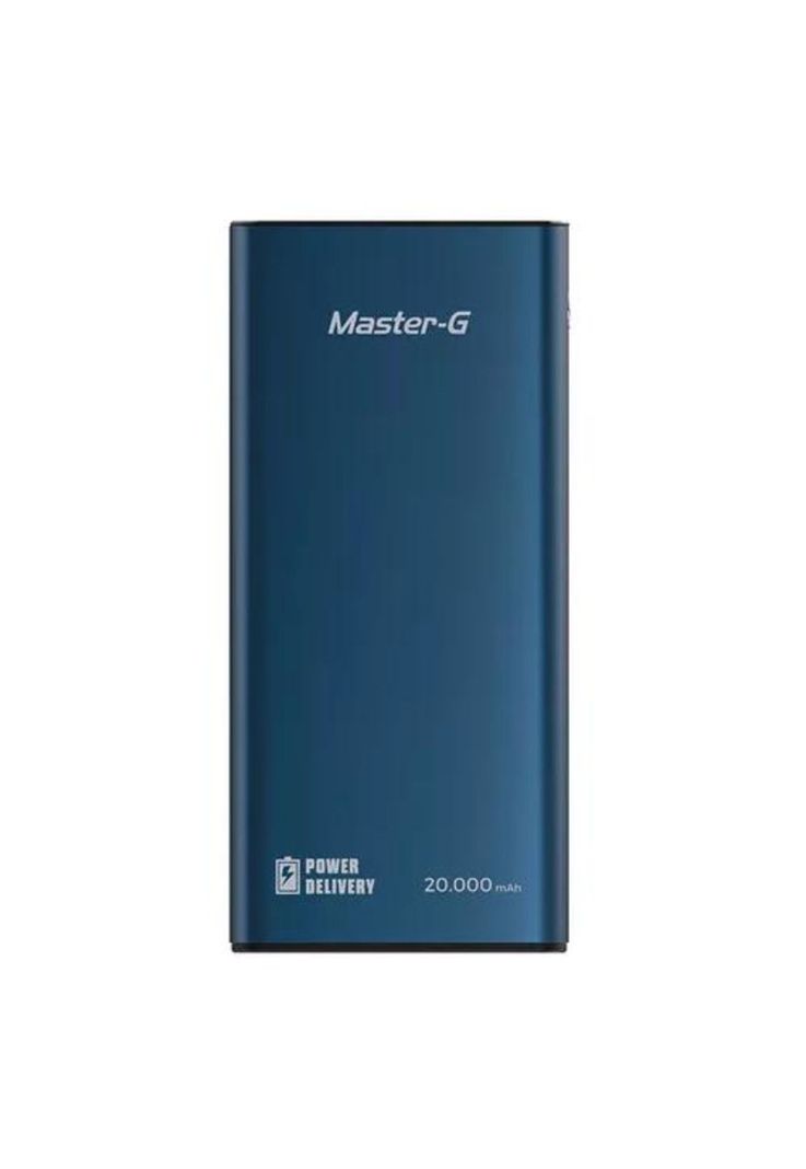 Batería externa power bank Master-G 20,000 mAh, power delivery, azul-2