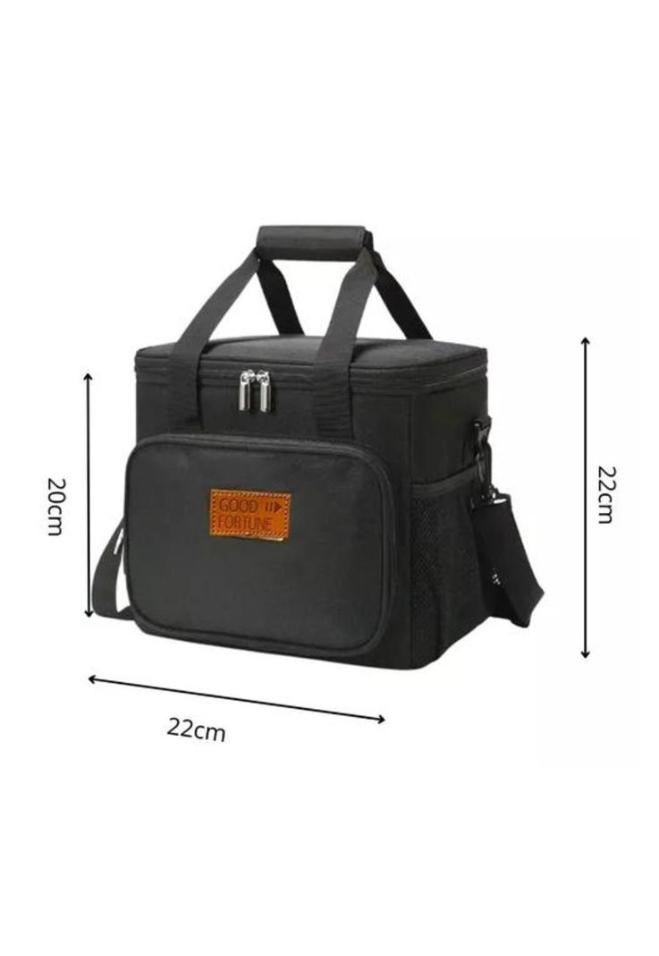 Bolso Lonchera Térmica para Almuerzo - Colación - Color Negro-2