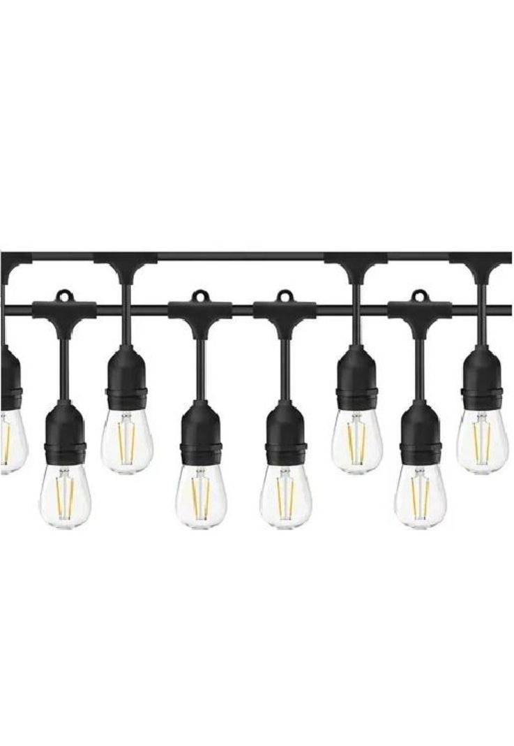 Pack 2 Guirnalda Terraza Exterior Homely Luces Vintage 10m + 10 Ampolletas E27-1