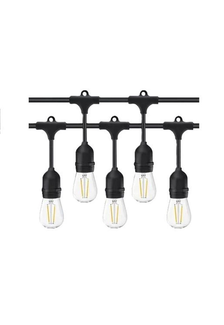 Pack 2 Guirnalda Terraza Exterior Homely Luces Vintage 10m + 10 Ampolletas E27-2