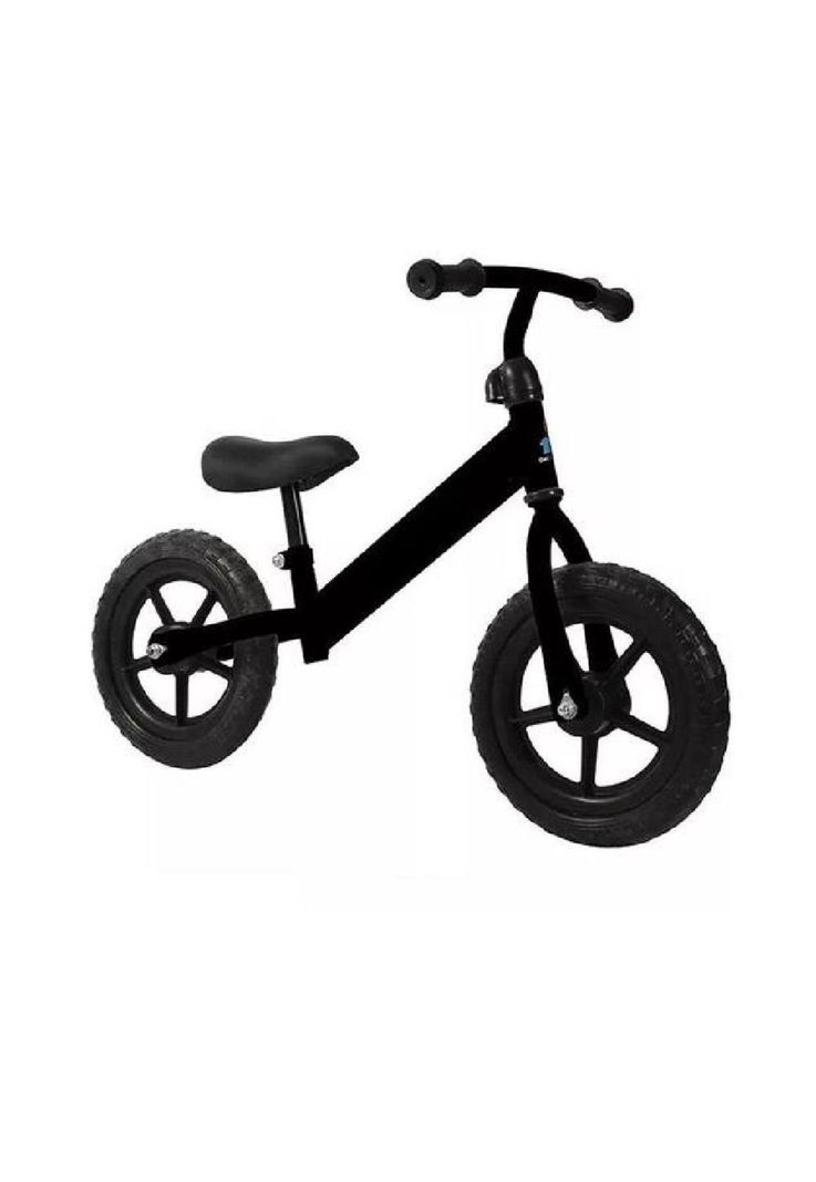 Bicicleta De Equilibrio Sin Pedales Negras-0