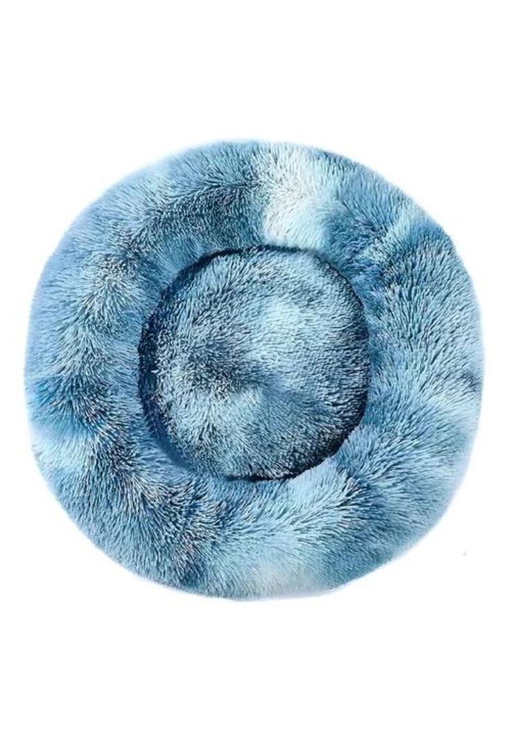 Cama antiestrés felpa pequeña para mascotas 40 cm-1