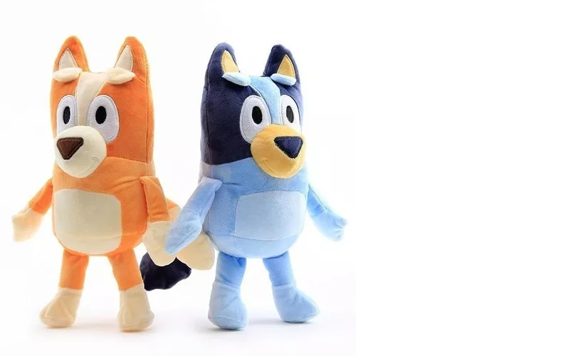 Peluches  Bluey Y Bingo Color Azul y naranja-0