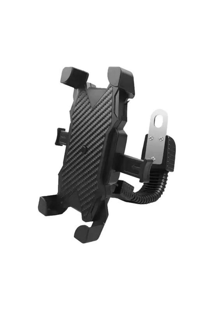 Soporte celular moto scooter, agarre del espejo, regulable, color negro-0