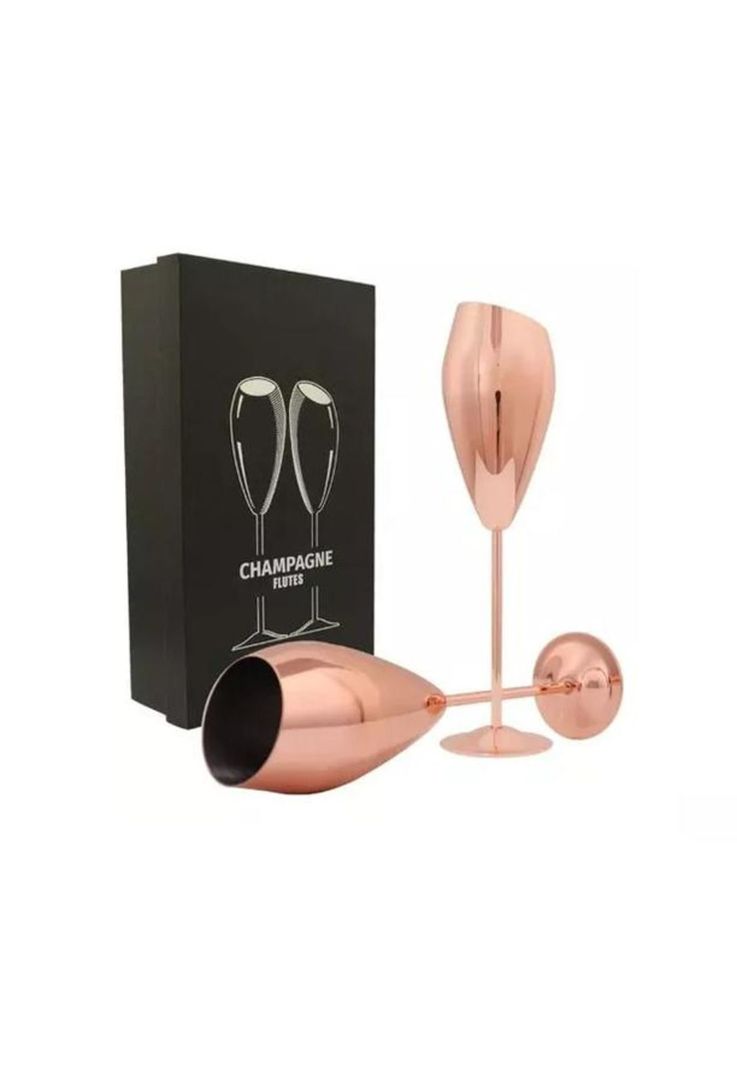 2 Copas Champagne Cobre Premium Coctel 215ml-1