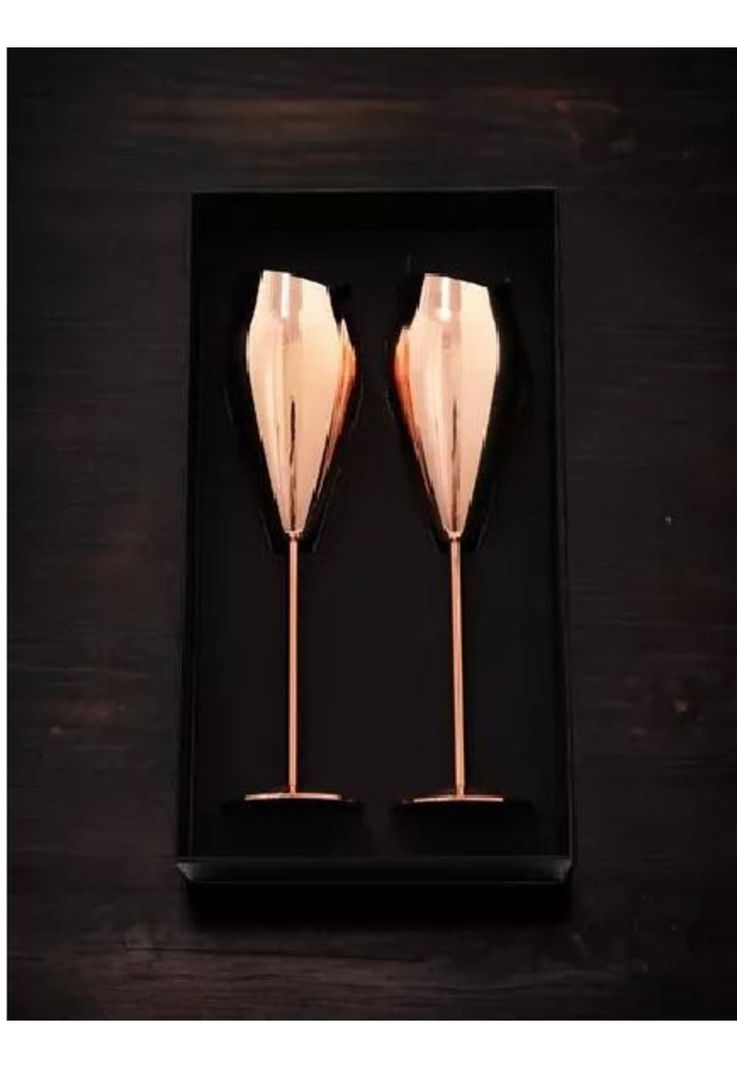 2 Copas Champagne Cobre Premium Coctel 215ml-2