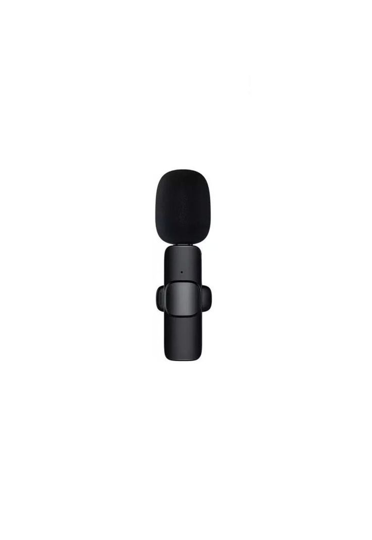 2 Micrófonos Lavalier Inalámbricos - Compatible iPhone Lightning, K9, Color Negro-0