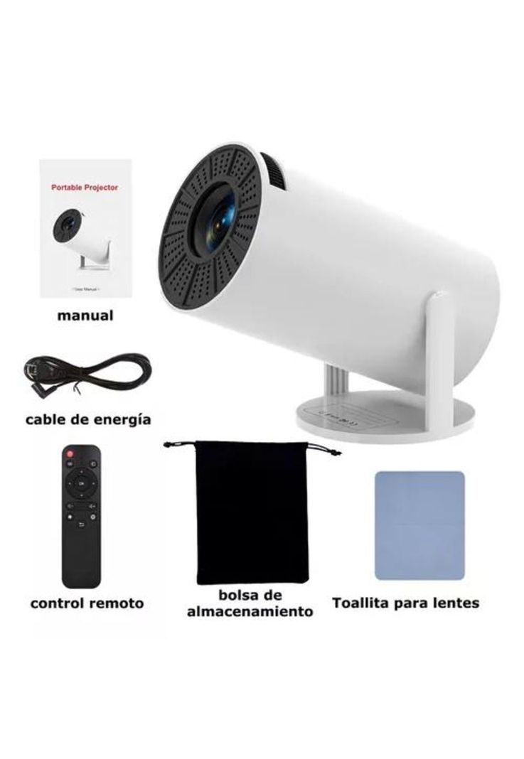 Proyector mini portátil profesional 4K HD LED 1080p 9000 lm-0