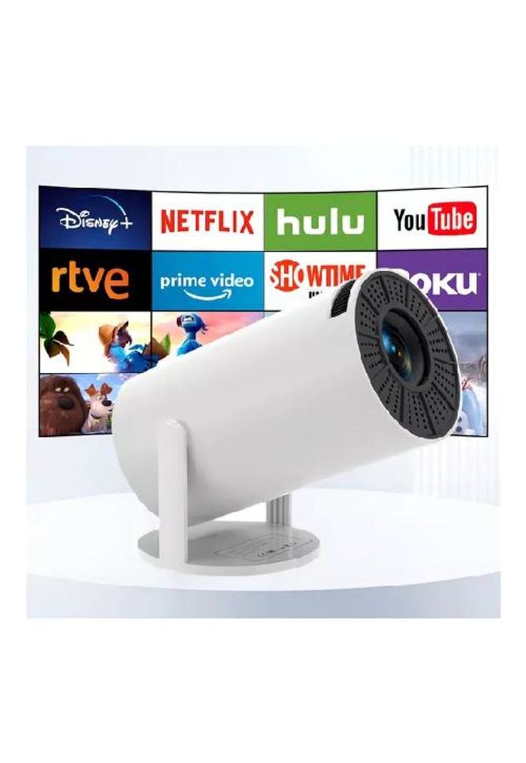Proyector mini portátil profesional 4K HD LED 1080p 9000 lm-1