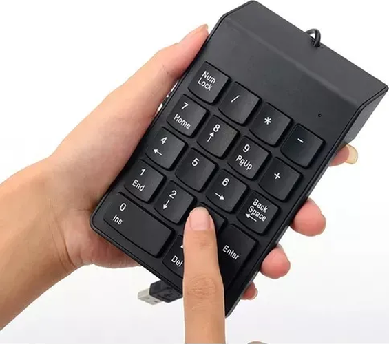 Teclado numérico usb notebook alámbrico fácil de usar