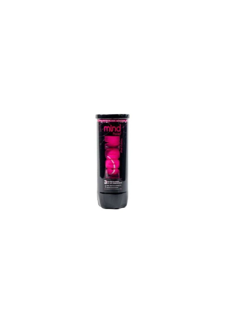 Pelotas de Padel - Boom Pink Edition, Alta Calidad, Pack de 3-0