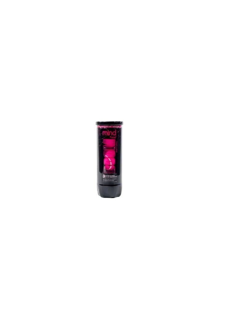 Pelotas de Padel - Boom Pink Edition, Alta Calidad, Pack de 3-3