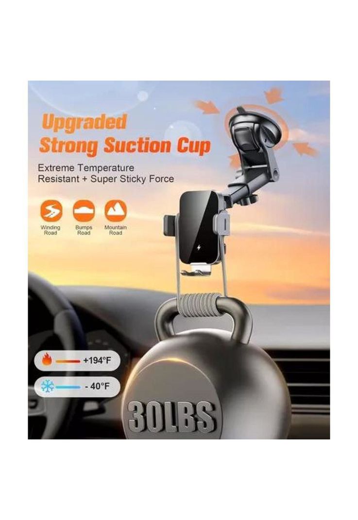Cargador de soporte automático inalámbrico para automóvil-5