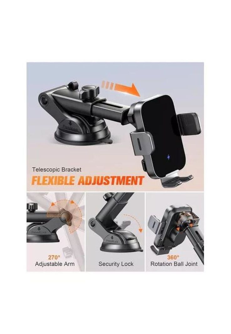 Cargador de soporte automático inalámbrico para automóvil-6