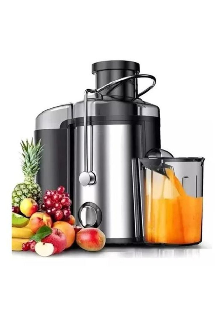 Extractor de jugos exprimidor eléctrico para naranja, color negro-1