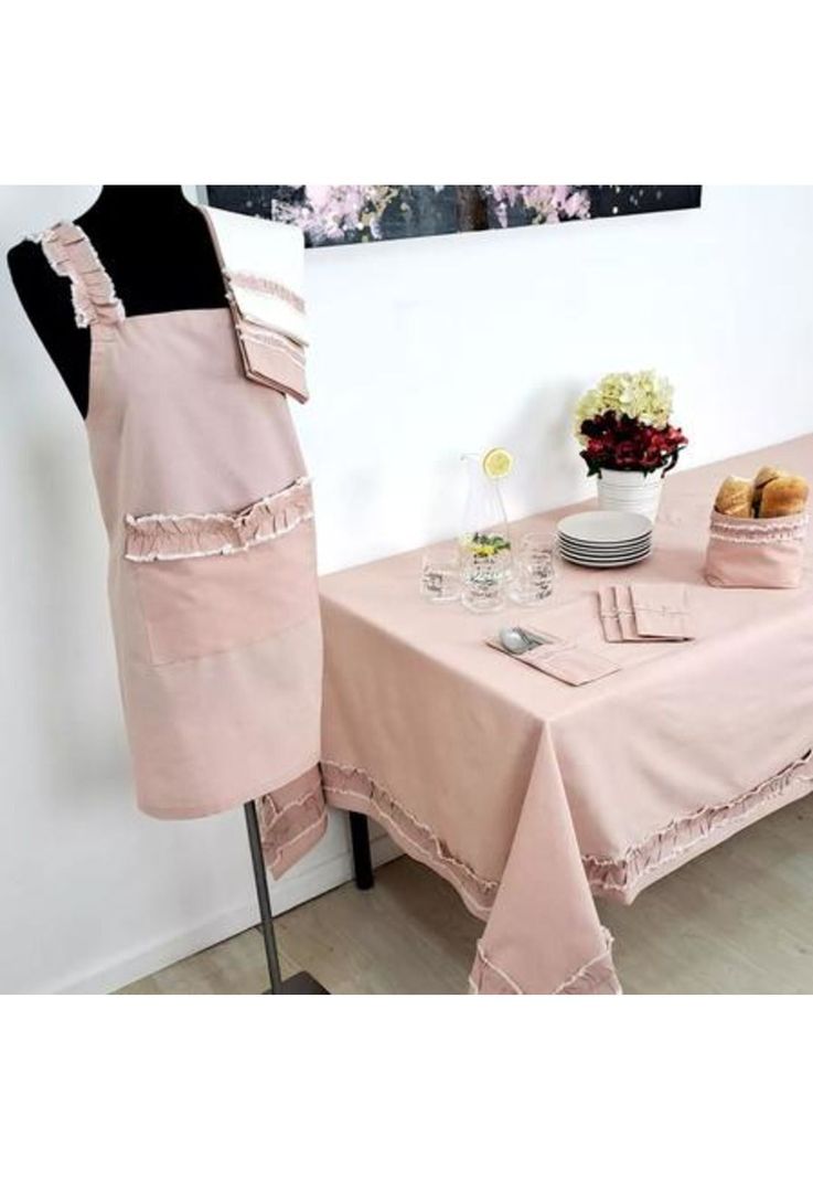 Mantel flanners 160x300 cm, rosado-1