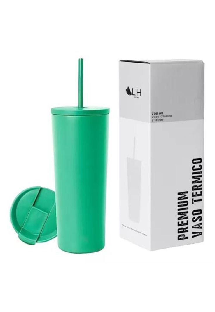 Vaso térmico mug LH 700 lt, acero inoxidable, verde menta-0