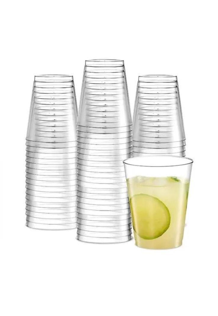 Set 100 Vasos Desechables Plástico 438ml Transparente-2