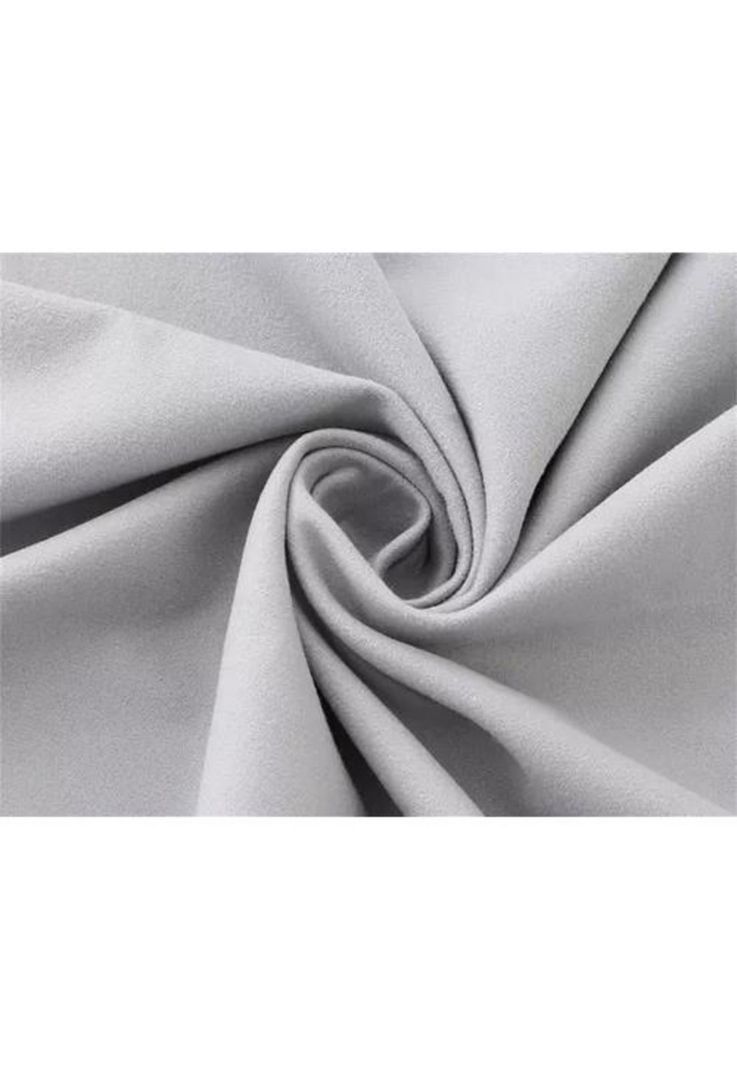 Toalla de baño de viaje de microfibra, secado rápido, 3 piezas, gris-5