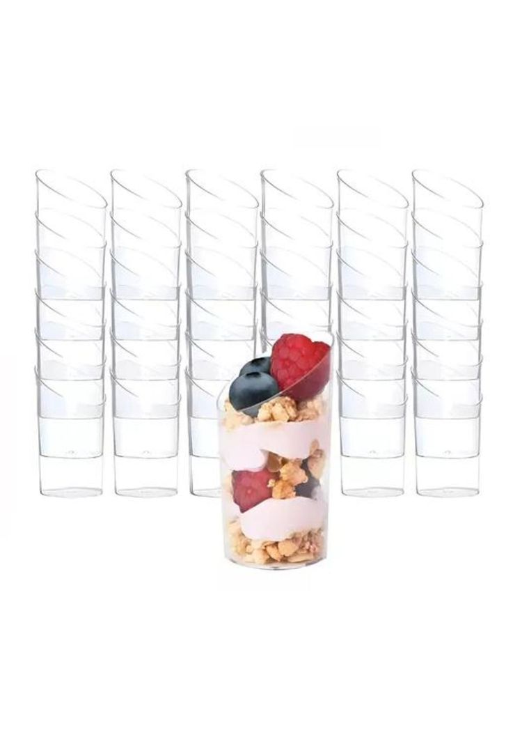 Pack 200 Vasos Plásticos Shot Postres Pocillos Desechables 60ml-2