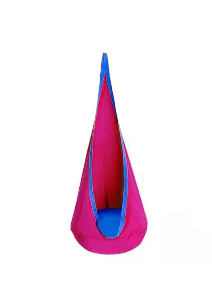 Hamaca columpio sensorial hinchable niños + cojín asiento roja-0