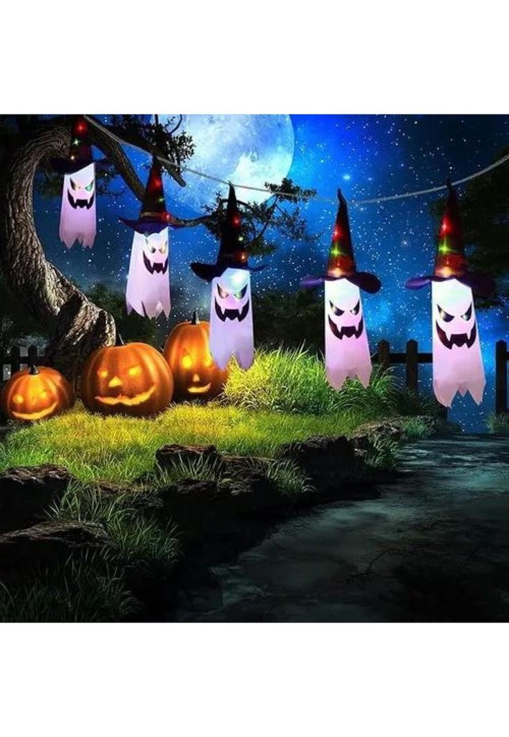 Decoracion para Halloween con luces-3