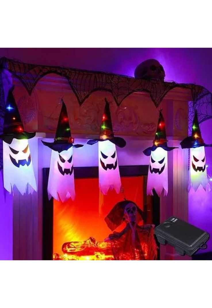 Decoracion para Halloween con luces-4
