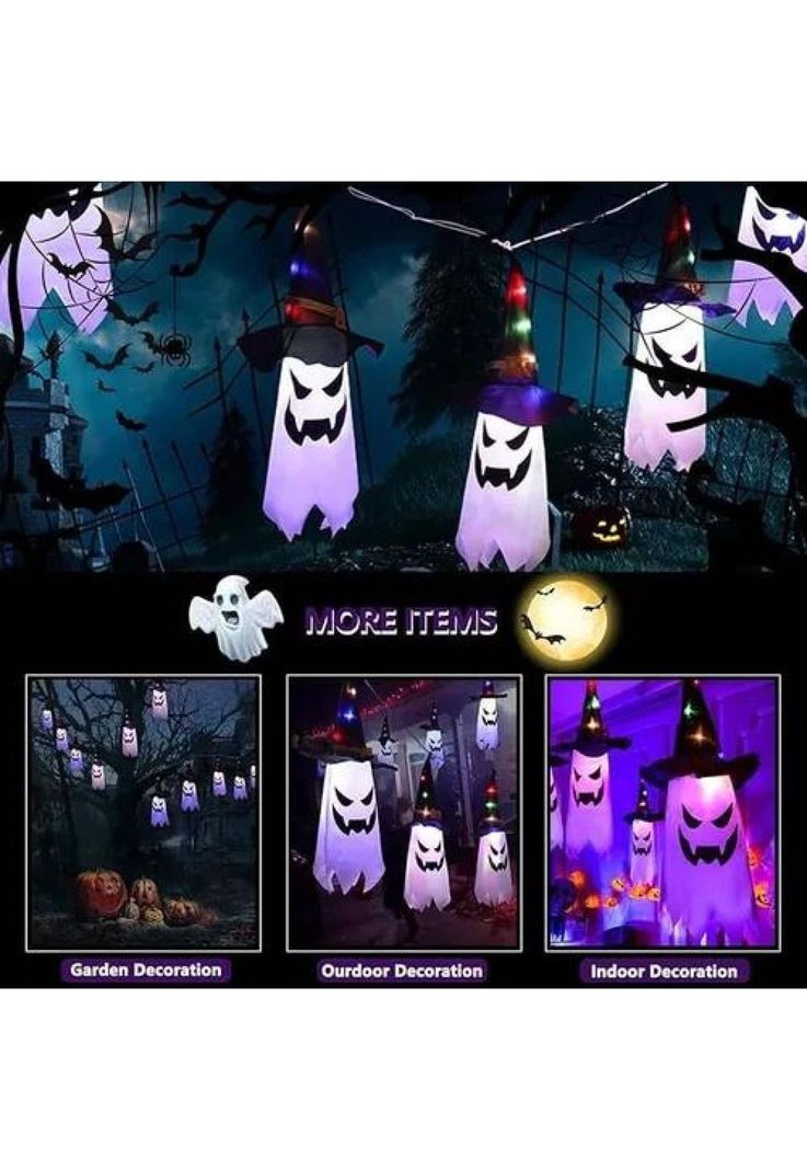 Decoracion para Halloween con luces-6