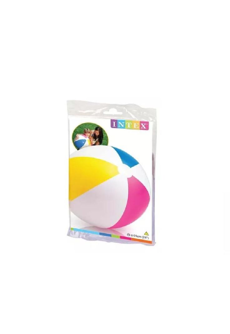 Pelota de playa inflable 61 cm multicolor-1