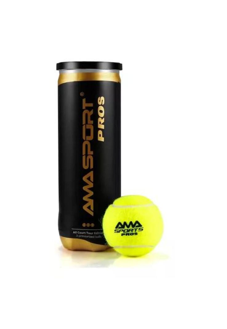 Tarro de Pelotas de Padel - Ama Pros, 3 Unidades (WPT & IPF Approval)-1